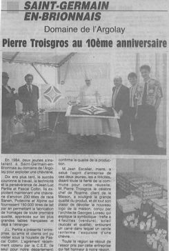 Les 10 ans de l'Argolay